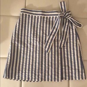 J Crew Stripes Skirt